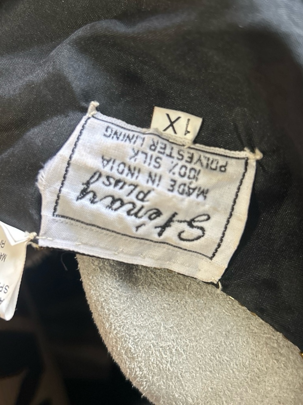 Stanley vintage Black Mini Dress with Satin Lining